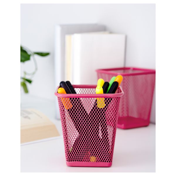 Стакан для ручек ДОКУМЕНТ, розовый - фото 2