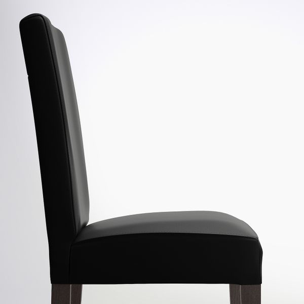 Стул, темно-коричневый/Глосе черный IKEA HENRIKSDAL ХЕНРИКСДАЛЬ 203.809.52 - фото 3