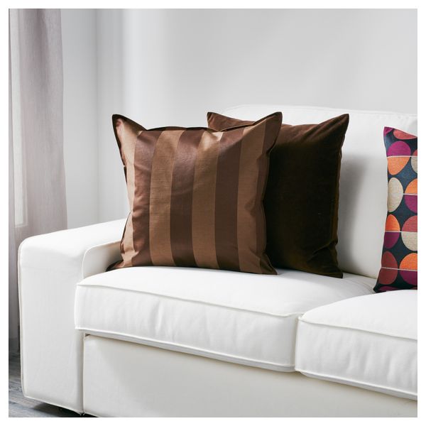 Чехол на подушку ХЕНРИКА, классический коричневый (50x50 см) - схема-чертеж с размерами