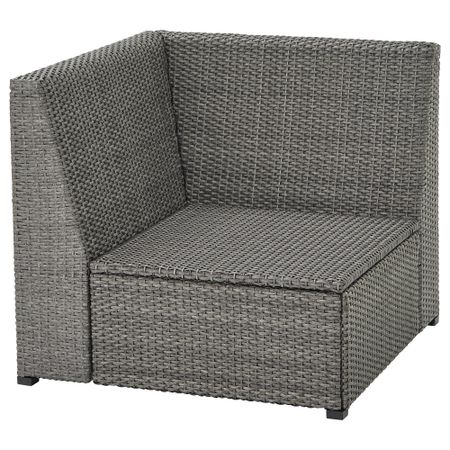 Садовая угловая секция, темно-серый IKEA SOLLERÖN СОЛЛЕРОН 204.245.93