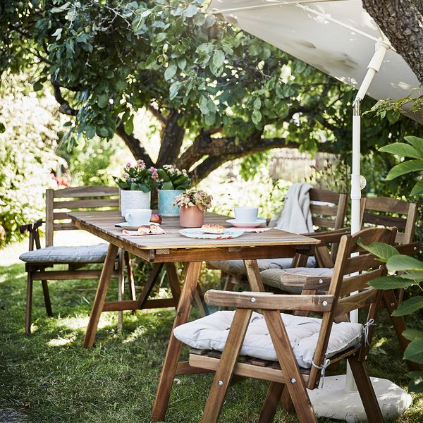 Стол + 4 кресла, для сада IKEA FALSTOCKHOLM СТОКГОЛЬМMEN ФАЛЬХОЛЬМЕН 392.867.80 - фото 5