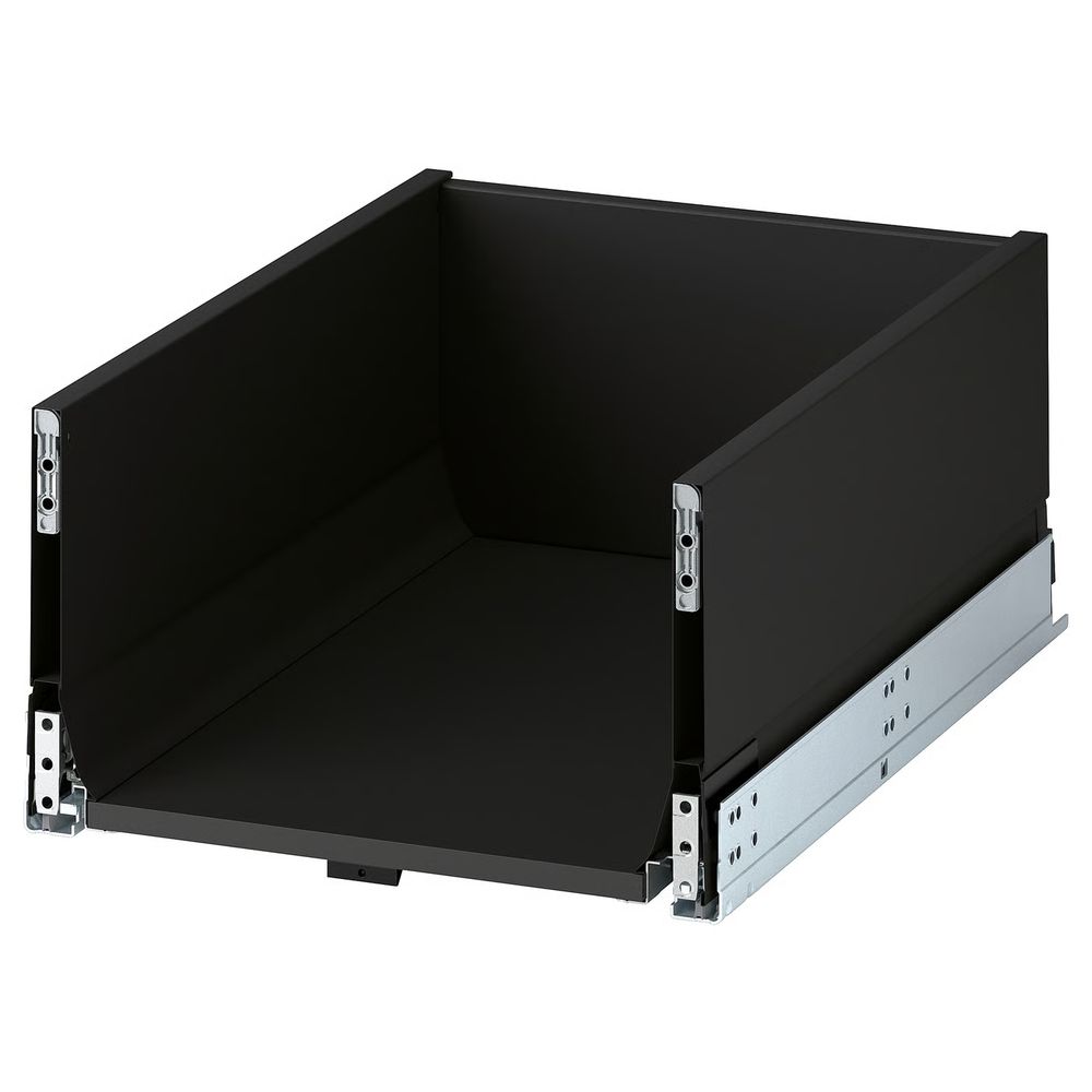 KNIVSHULT Ящик, высокий - темно-серый 40x60 см - фото 1