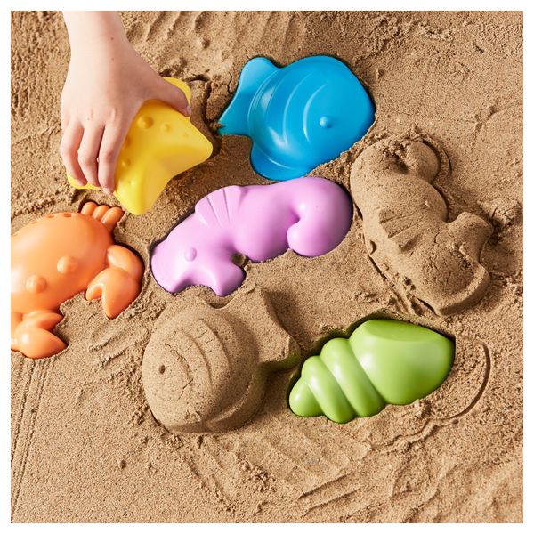 Формочка для/песка, морские обитатели САНДИГ - схема-чертеж с размерами