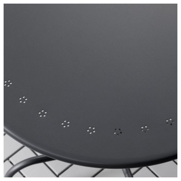 Стол + 2 стула, для сада ЛЭККЭ, серый, Стегон бежевый - схема-чертеж с размерами