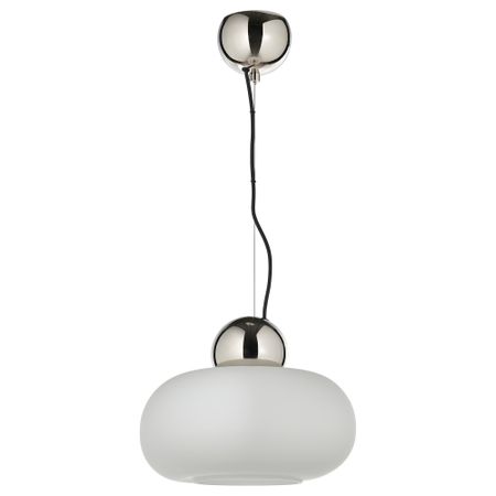 Подвесной светильник, 36 см, хромированный, молочный стекло IKEA DEJSA ДЕЙСА 904.555.81