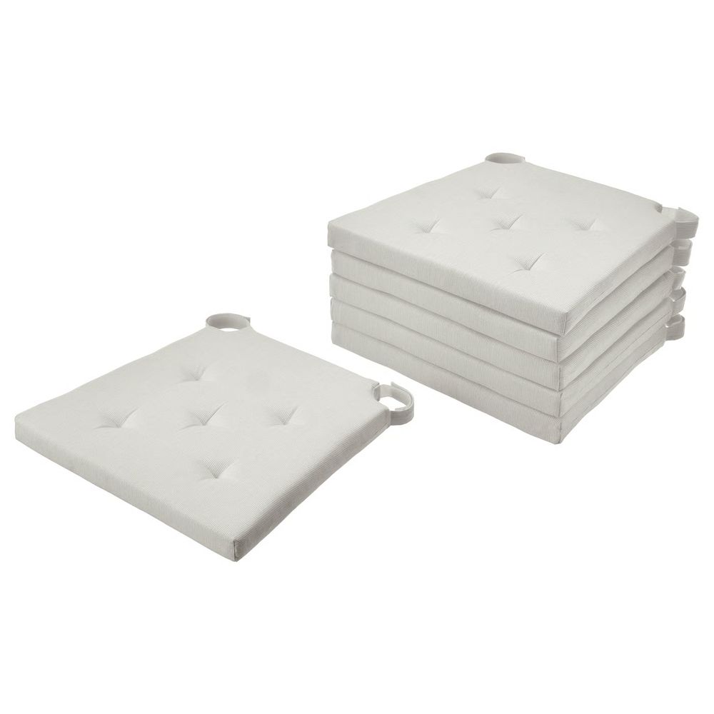 JUSTINA Подушка на стул - неокрашенный 42/35x40x4 см - фото 1