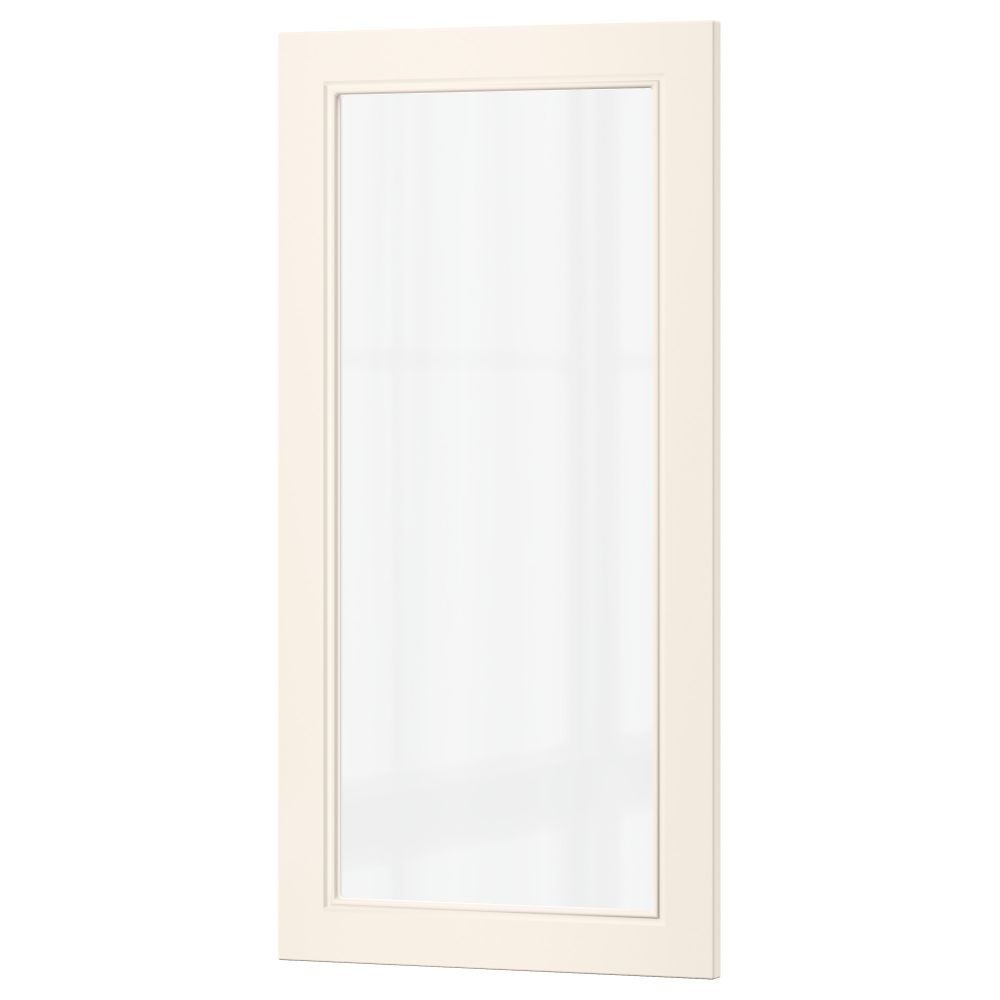 Стеклянная дверь ХИТАРП, белый с оттенком - фото 1