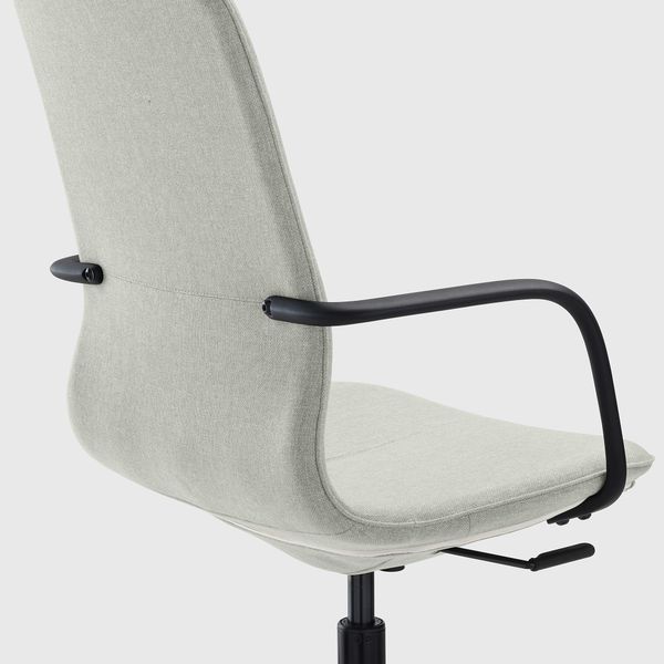 Рабочий стул с подлокотниками IKEA LÅNGFHATTEFJÄLL ХАТТЕФЬЕЛЛЬ ЛОНГФЬЕЛЛЬ 691.764.88 - фото 4