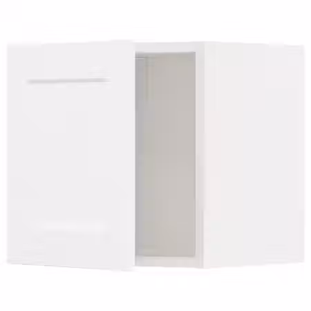 METOD Навесной шкаф - белый Enköping/белый под дерево 40x40 см