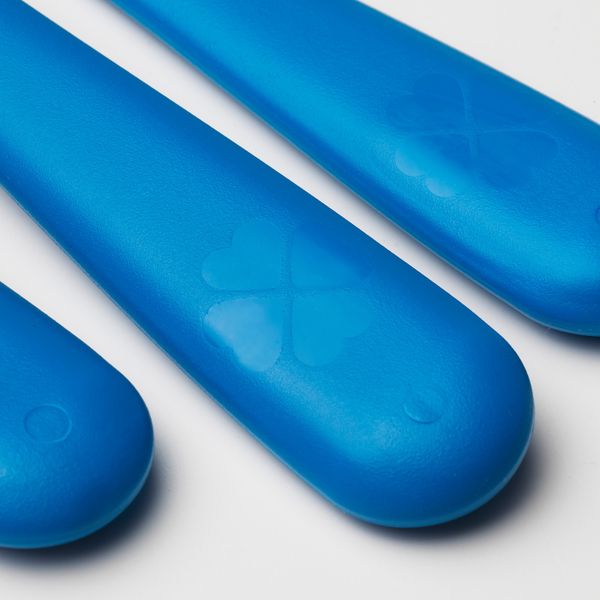 Столовые приборы, 18 предм., разноцветный IKEA KALAS КАЛАС 404.213.34 - схема-чертеж с размерами