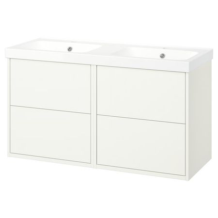 HAVBÄCK / ORRSJÖN Шкаф с раковиной - белый 122x49x69 см
