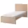 MALM Каркас кровати с матрасом