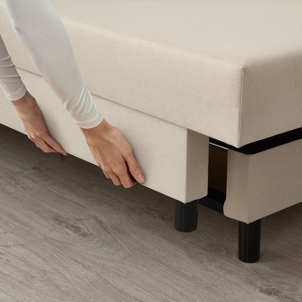 3-местный диван-кровать, бежевый IKEA ASARUM 804.481.76 - фото 5