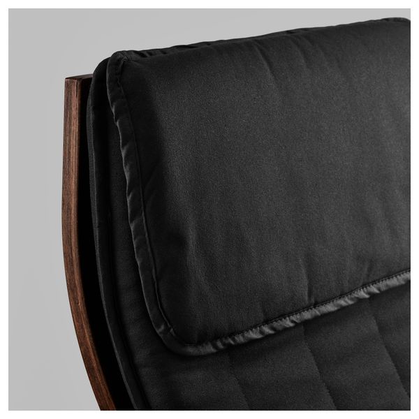 Кресло ПОЭНГ, коричневый, Ранста черный - фото 4