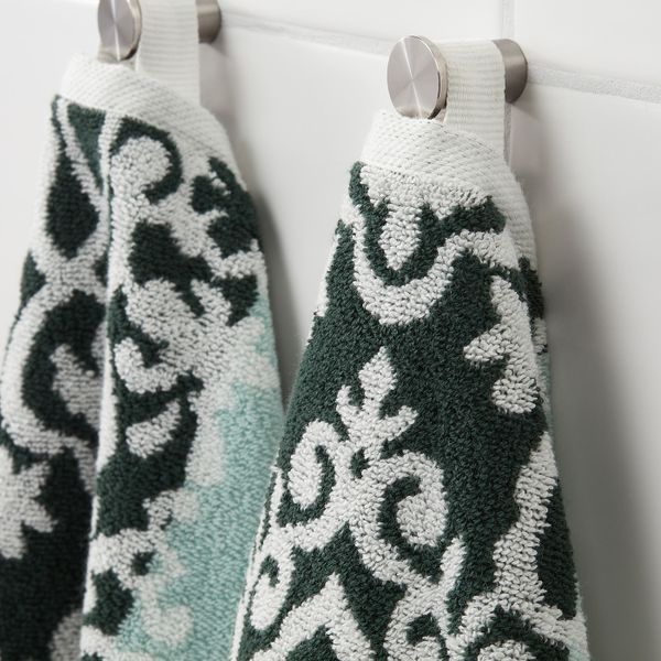 Полотенце, зеленый 50x100 см IKEA БЛЭДЬЕН 203.921.20 - схема-чертеж с размерами