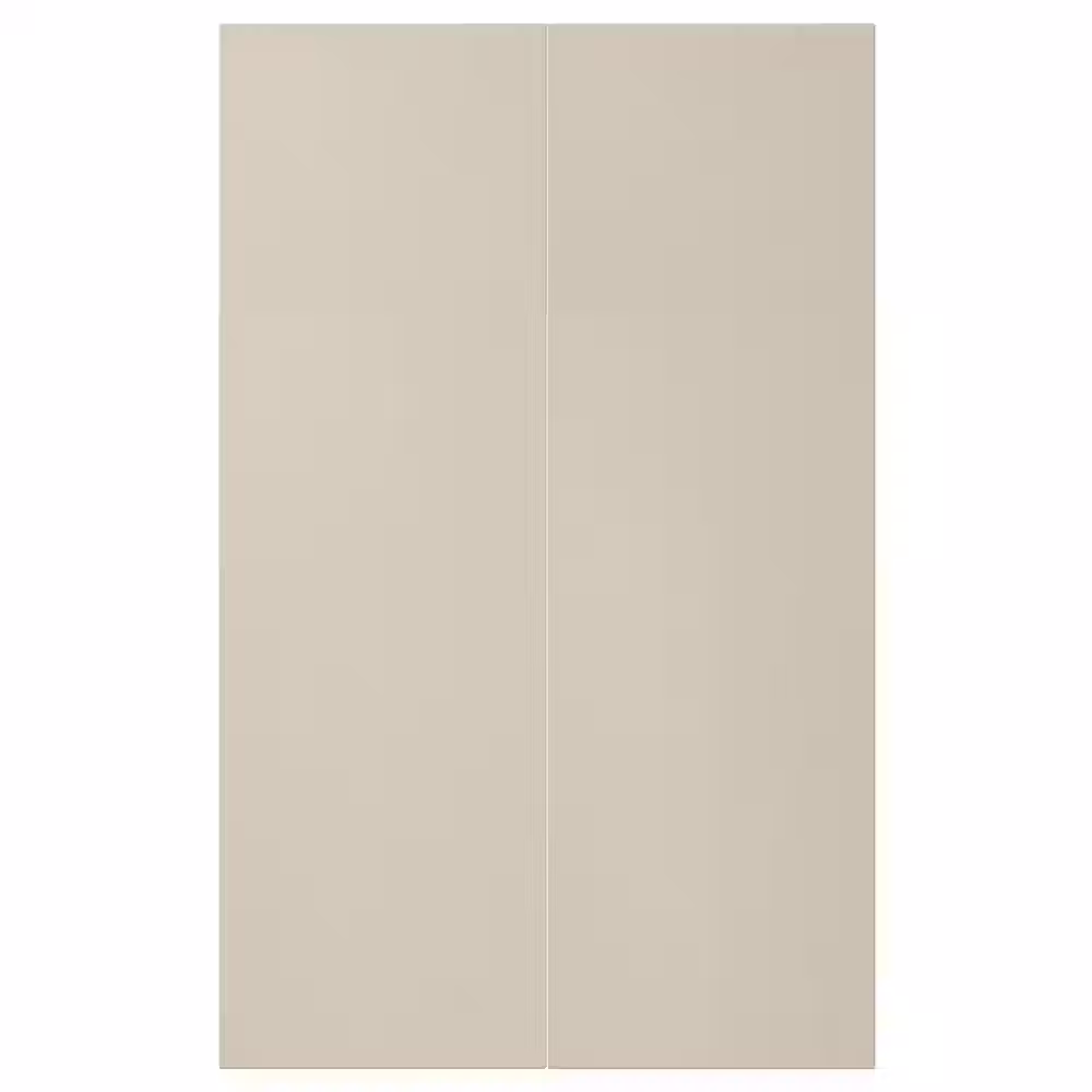 HAVSTORP Дверца д/напольн углового шк, 2шт - бежевый 25x80 см - фото 1