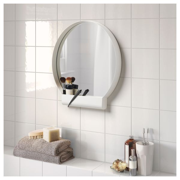 Зеркало ЮППЕРЛИГ, белый (45x46 см) - фото 2