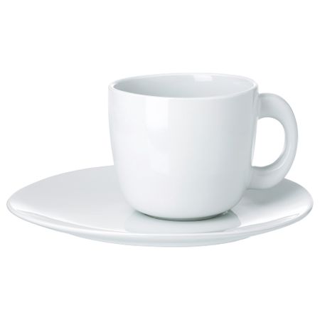 Чашка с блюдцем СОММАР 2019, белый (59 сл)