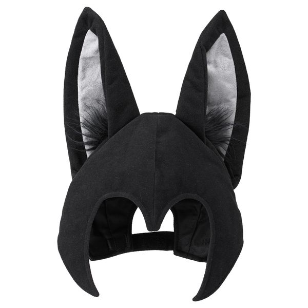 Шапка с ушами летучей мыши ЛАТТО, черный - фото 1