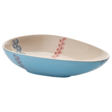 Миска, синий, 25x15 см IKEA ВЭРМЕР 304.409.79