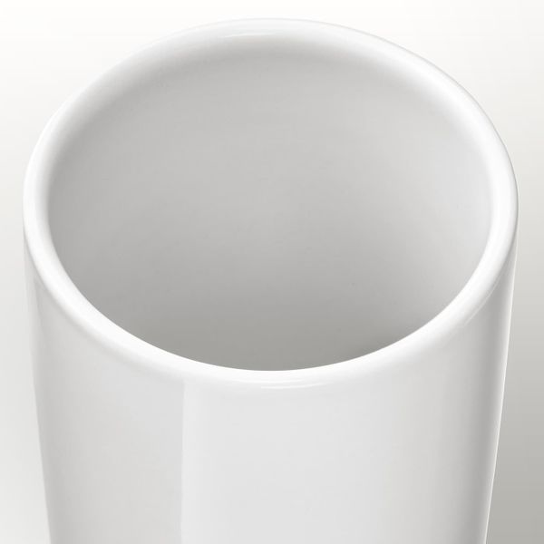 Ваза, белый, естественный, 21 см IKEA УППВАКТА 104.422.48 - схема-чертеж с размерами