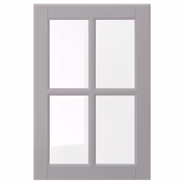 BODBYN Стеклянная дверь - серый 40x60 см - фото 1