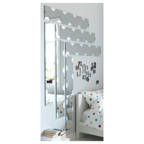 Зеркало ЛУНДАМО (20x120 см) - схема-чертеж с размерами