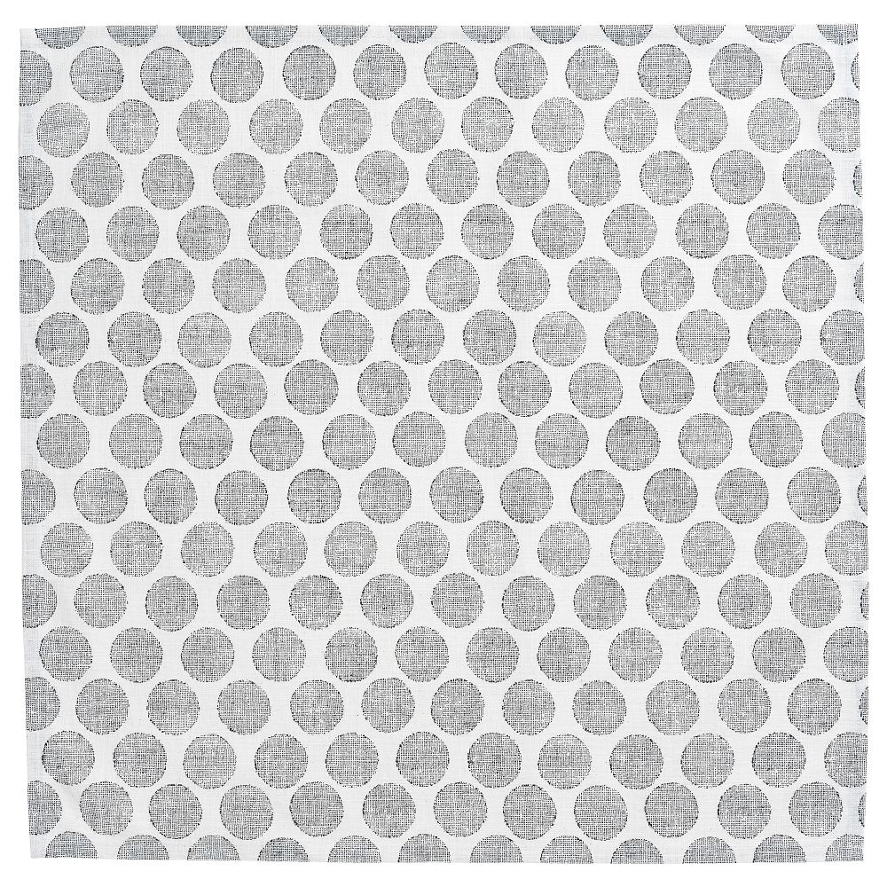 Полотенце кухонное, точечный неокрашенный/серый 60x60 см IKEA DEKORERA ДЕКОРЕРА 504.722.81 - фото 1