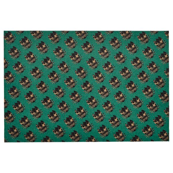 Придверный коврик для дома, 60x90 см, разноцветный, зеленый IKEA ANALYSERA 805.374.17 - фото 1