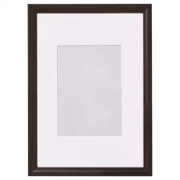 KLOTKÖRSBÄR КЛОТКЁРСБЭР Рама - под дуб/темно-коричневый 21x30 см - фото 1