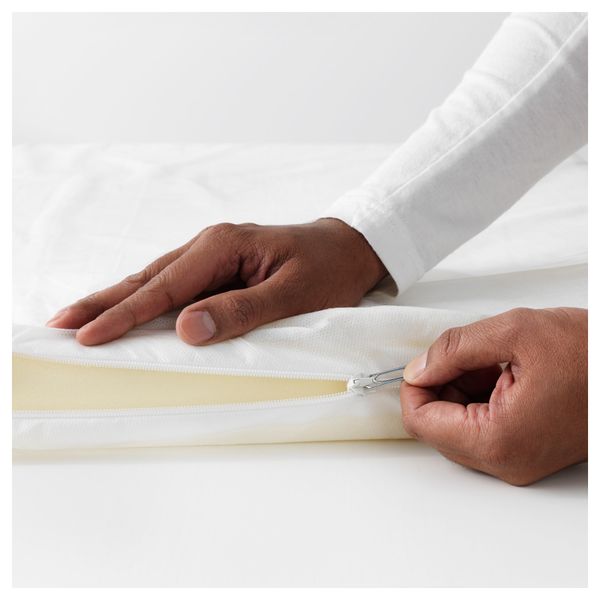 Матрас для детской кроватки ВИССА СЛАППНА, белый (60x120 см) - схема-чертеж с размерами