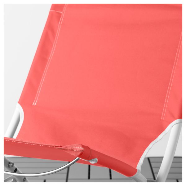 Пляжный стул ХОМЭ, складной, светло-красный - схема-чертеж с размерами