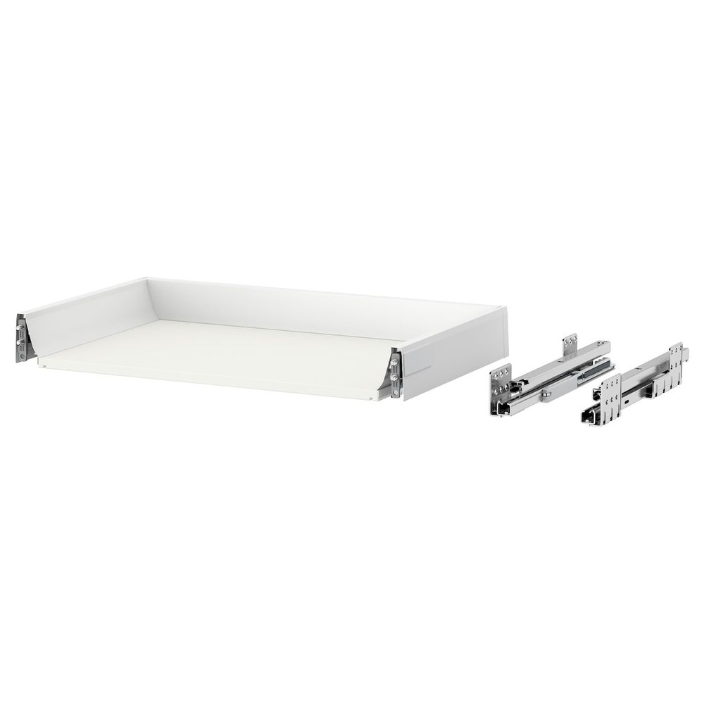 Ящик, низкий, белый 60x37 см IKEA MAXIMERA МАКСИМЕРА 203.680.97 - схема-чертеж с размерами