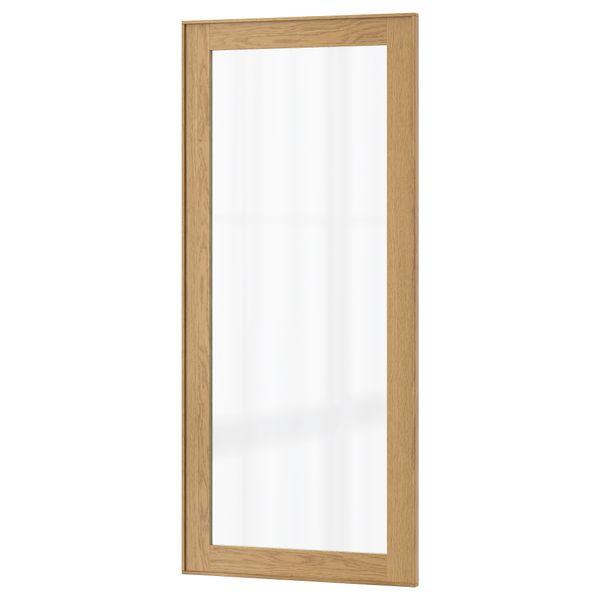 Стеклянная дверь ЭКЕСТАД, дуб - фото 1