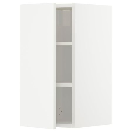 Шкаф навесной с полкой, белый/Хэггеби белый 30x60 см IKEA METOD МЕТОД 193.012.77