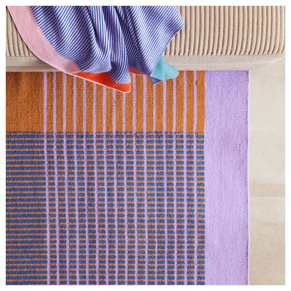 Ковер безворсовый, разноцветный, 155x220 см IKEA TESAMMANS 105.517.65 - фото 5