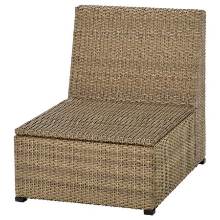 1-местная секция, садовая, коричневый IKEA SOLLERÖN СОЛЛЕРОН 603.736.24