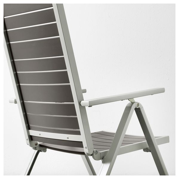 Стол, 6 кресел для сада ШЭЛЛАНД, темно-серый, ФРЁСЁН/ДУВХОЛЬМЕН красный (156x90 см) - фото 4