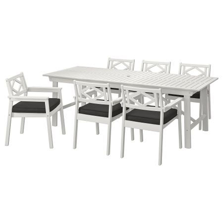 Стол + 6 кресел, для сада IKEA BONDSTOCKHOLM СТОКГОЛЬМMEN БОНДХОЛЬМЕН 795.512.49