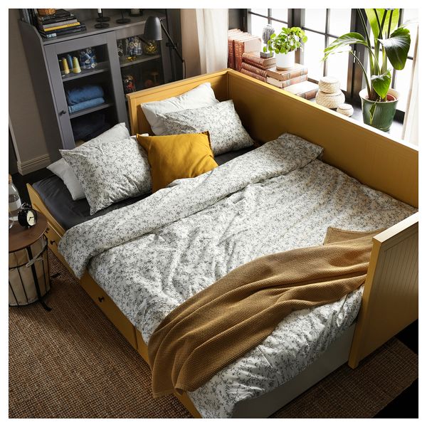Кушетка с 2 матрасами, 3 ящиками IKEA HEMNES ХЕМНЭС 195.598.80 - фото 5