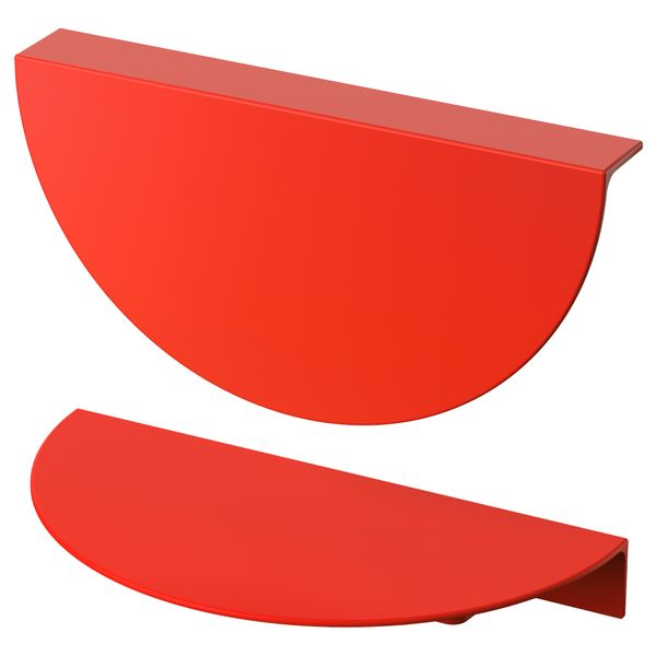 Ручка ТОСТЕРУП, красный (190 мм) - схема-чертеж с размерами