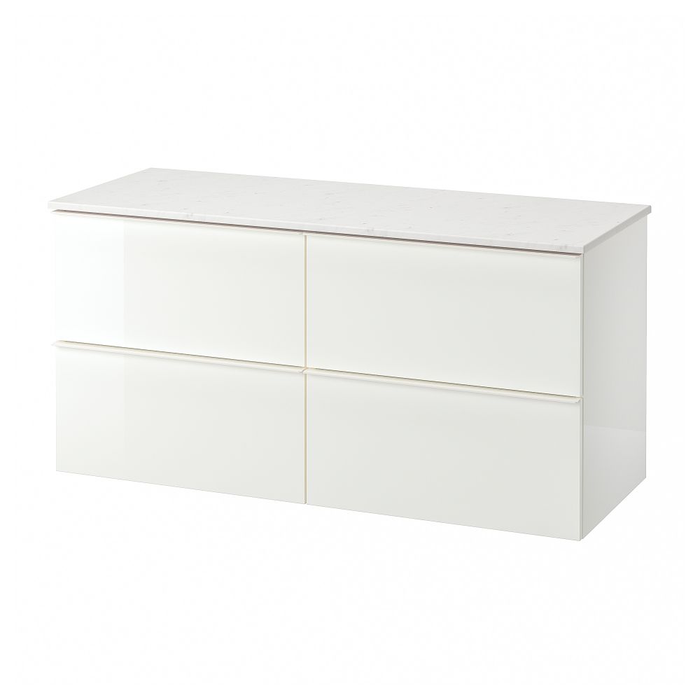 Шкаф для раковины с 4 ящик IKEA TOLKEN ТОЛКЕН, GODMORGON ГОДМОРГОН 792.956.07 - фото 1