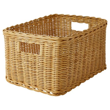 Корзина, ручная работа ротанг 25x35x20 см IKEA TRUMMIS ТРУММИС 205.008.22