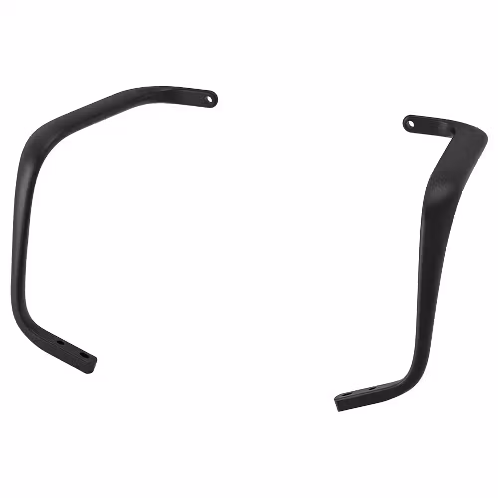 LÅNGFJÄLL Комплект подлокотников 2шт - чёрный - схема-чертеж с размерами