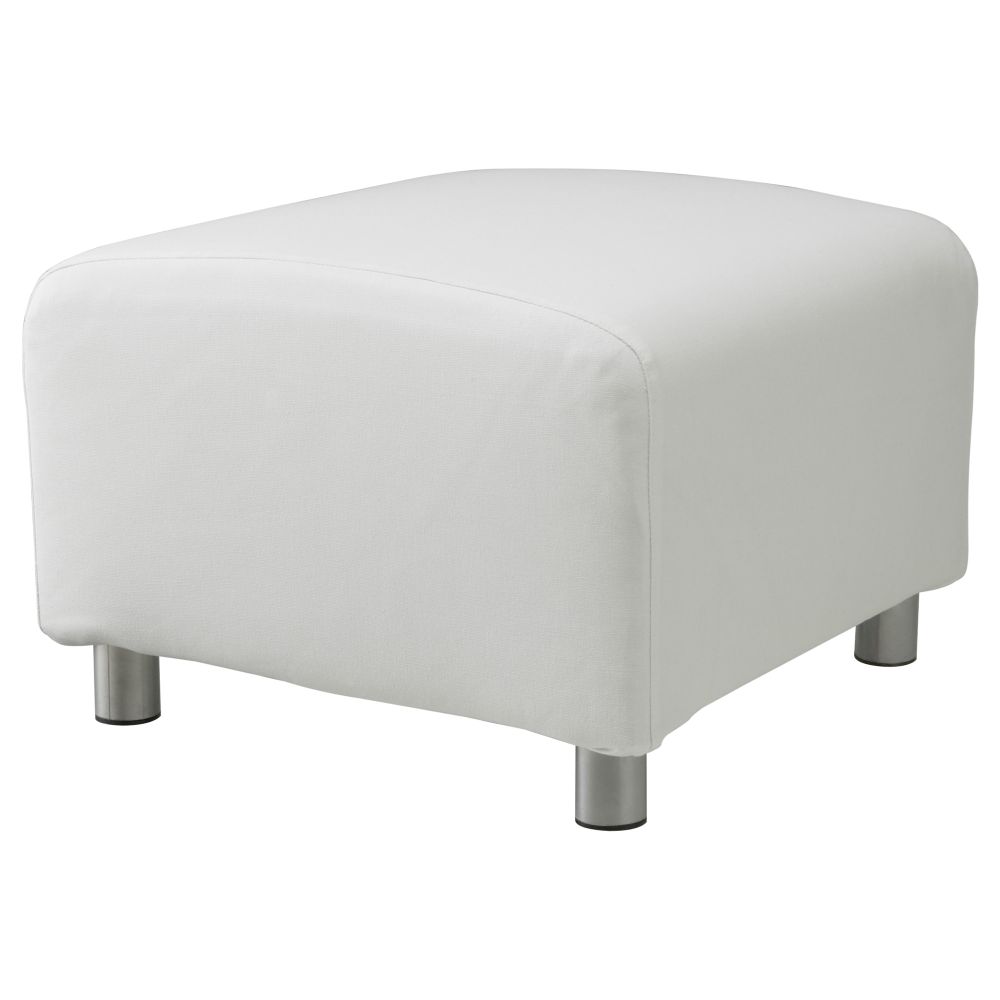 Чехол на пуф КЛИППАН, Гранон белый - фото 1