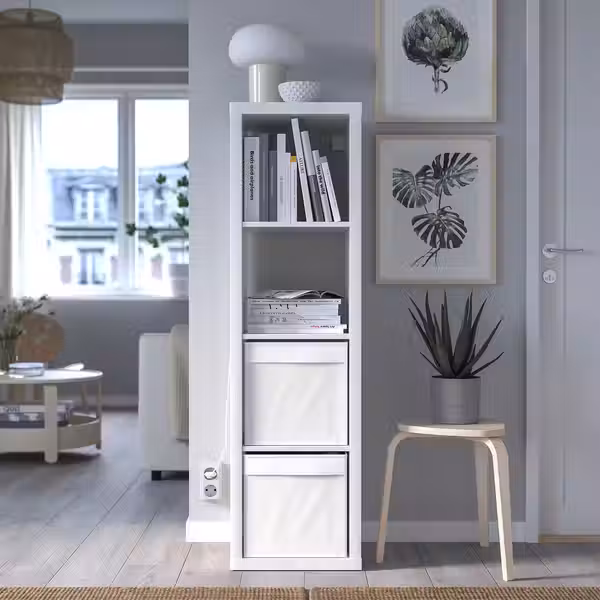 DRÖNA Коробка - белый 33x38x33 см - фото 4