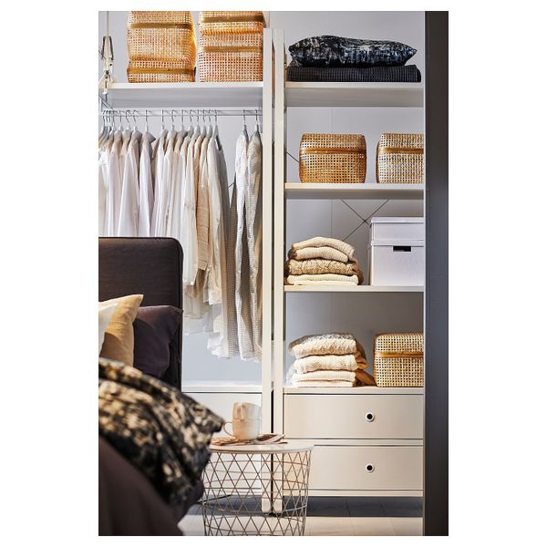 Коробка с крышкой, естественный 30x30x10 см IKEA SMARRA СМАРРА 203.643.01 - фото 6