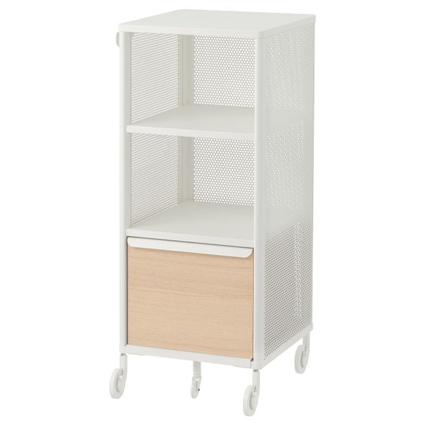 Модуль с электронным замком, сетка белый 41x101 см IKEA BEKANT БЕКАНТ 192.869.22 - фото 1