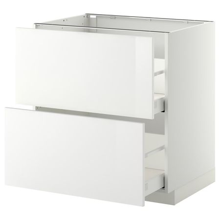 METOD / MAXIMERA Напольн шкаф 2фрнт/2выс ящ