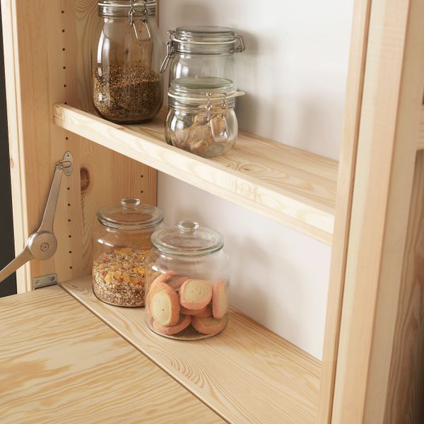 Модуль для хранения, складной стол, сосна 80x30-104x155 см IKEA IVAR ИВАР 203.820.60 - фото 11